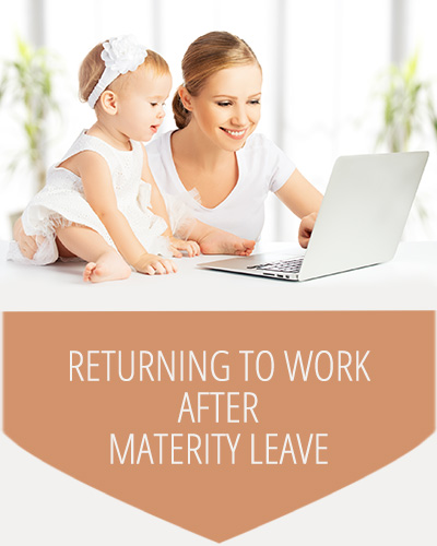 get a job after maternity leave